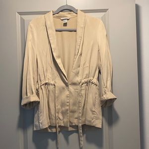H&M Beige Blazer Jacket- Size 2